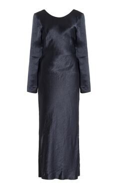Third Form Sleek Gray Open Back Maxi Dress Size Aus 14/ US 10 NWT